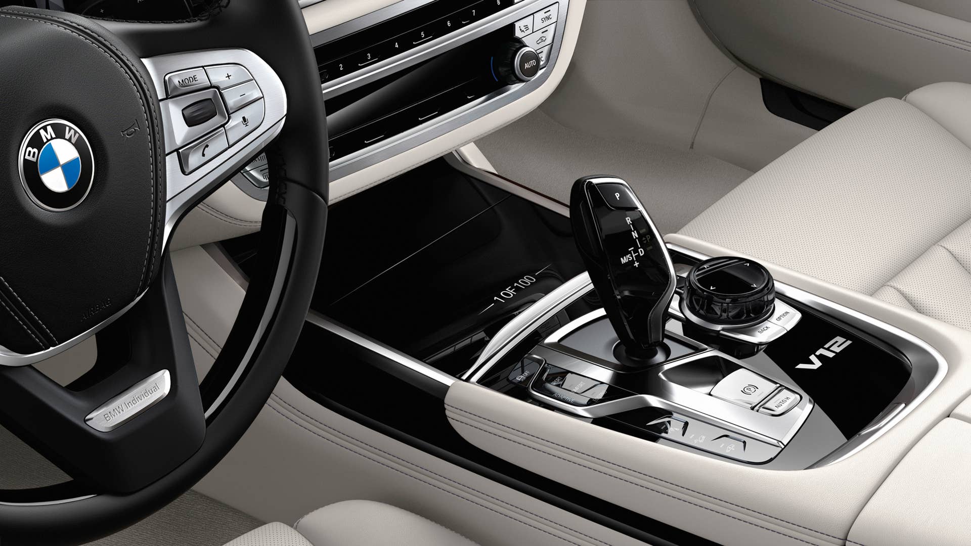 BMW M760i xDrive The Next 100 Years Edition interior console