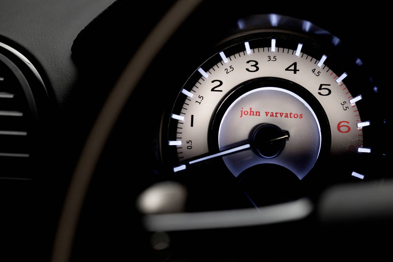 2013 Chrysler 300C John Varvatos Edition gauge detail