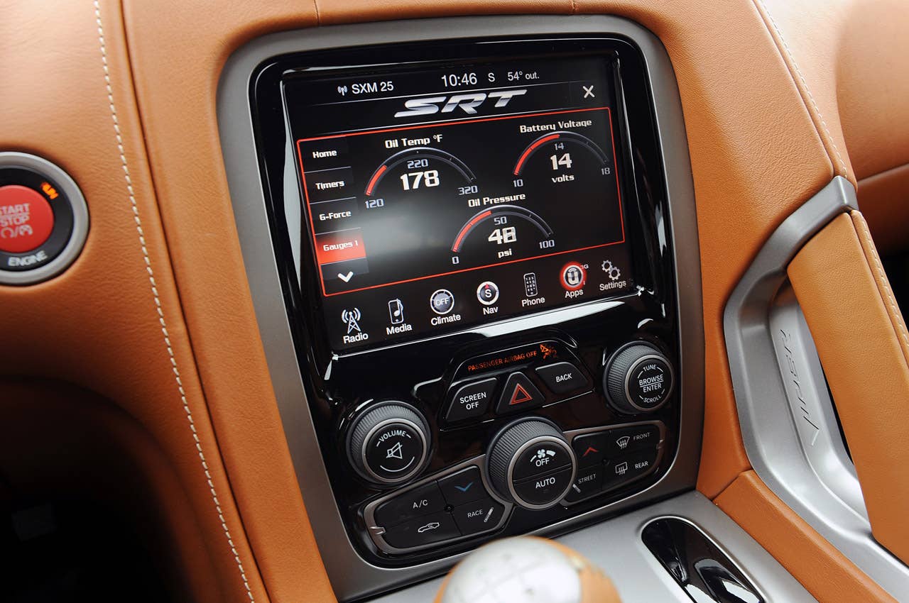 2013 SRT Viper instrument panel