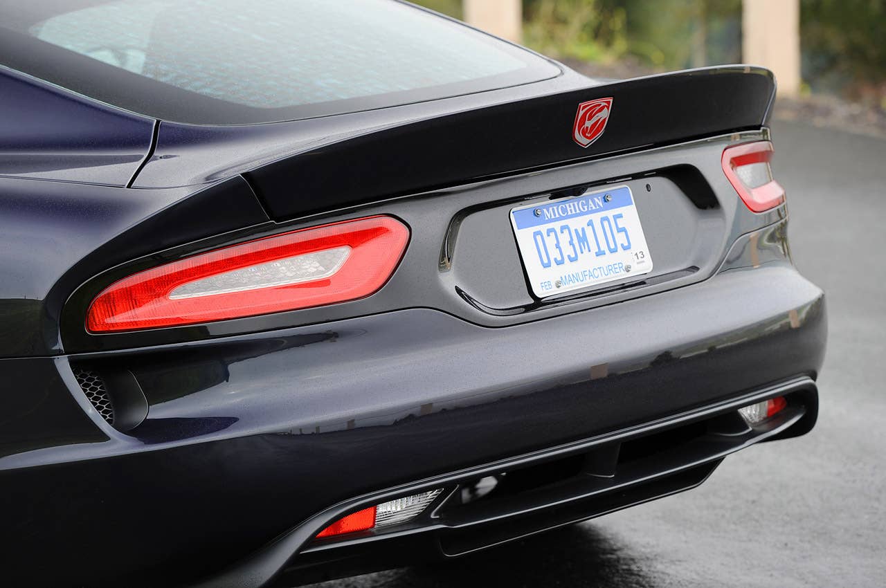 2013 SRT Viper rear detail