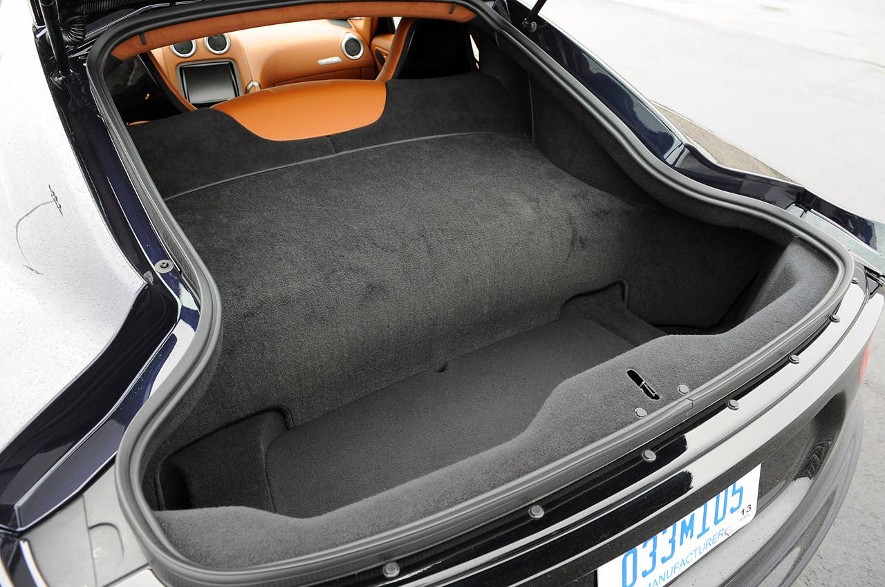 2013 SRT Viper rear cargo area