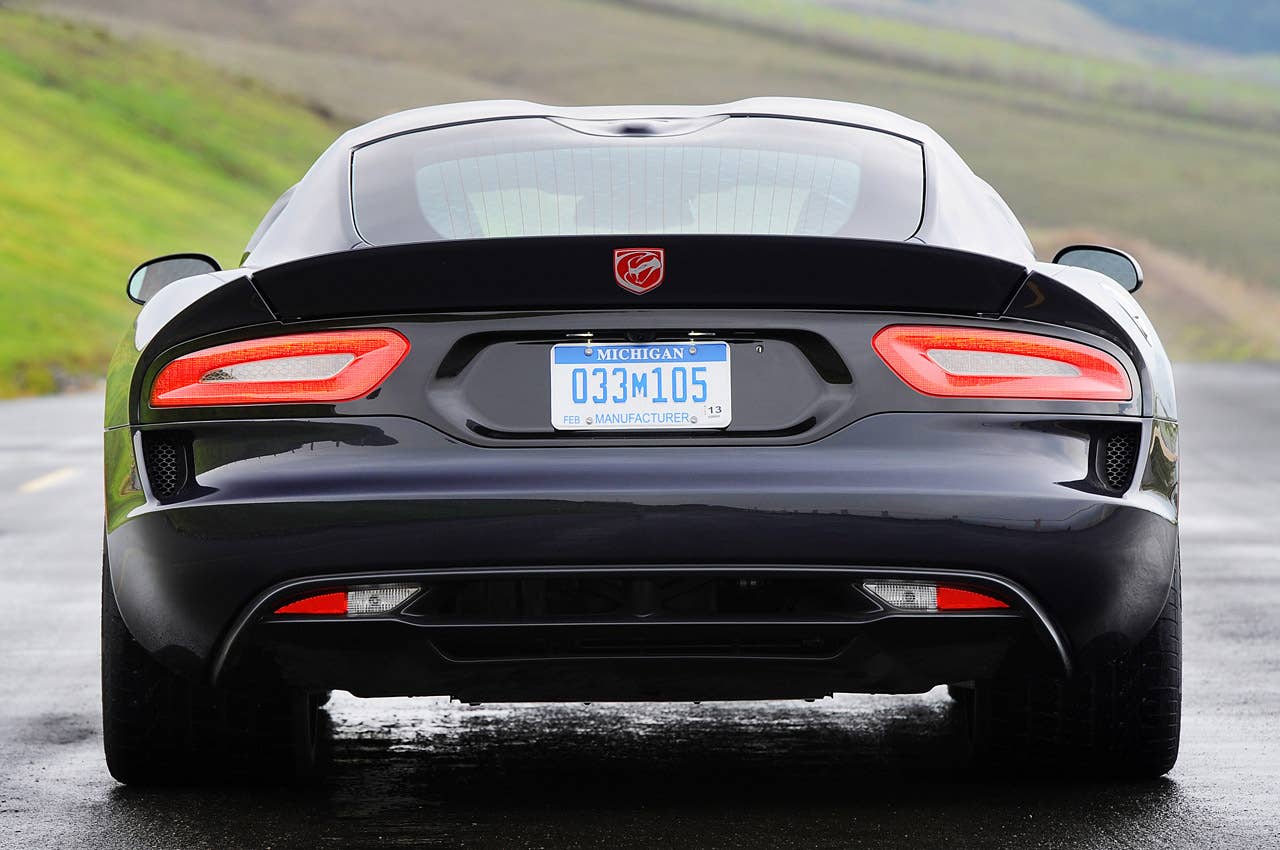 2013 SRT Viper rear view