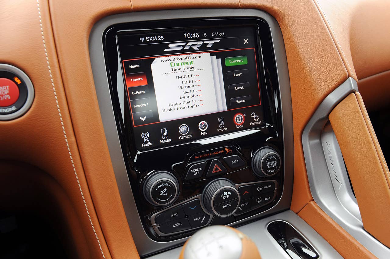 2013 SRT Viper instrument panel