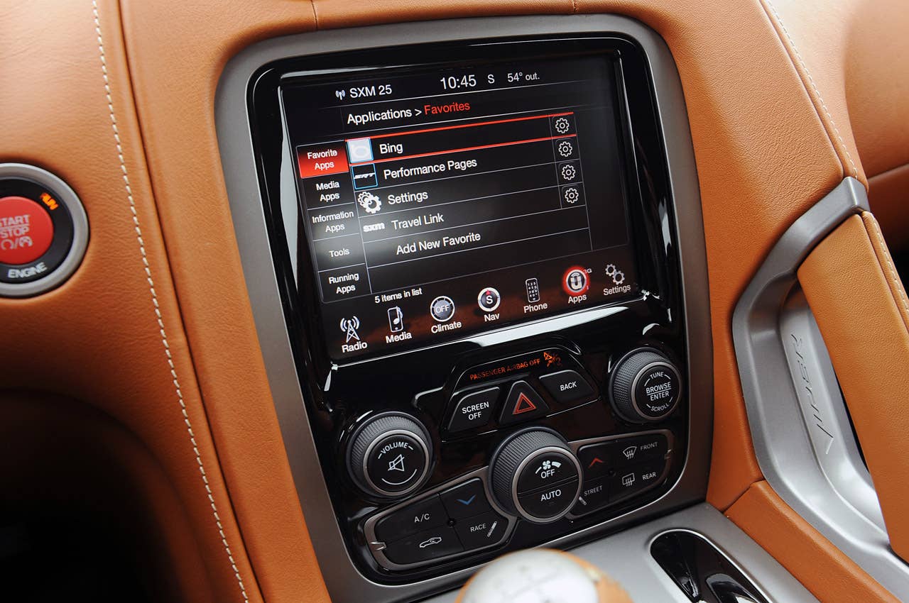 2013 SRT Viper instrument panel