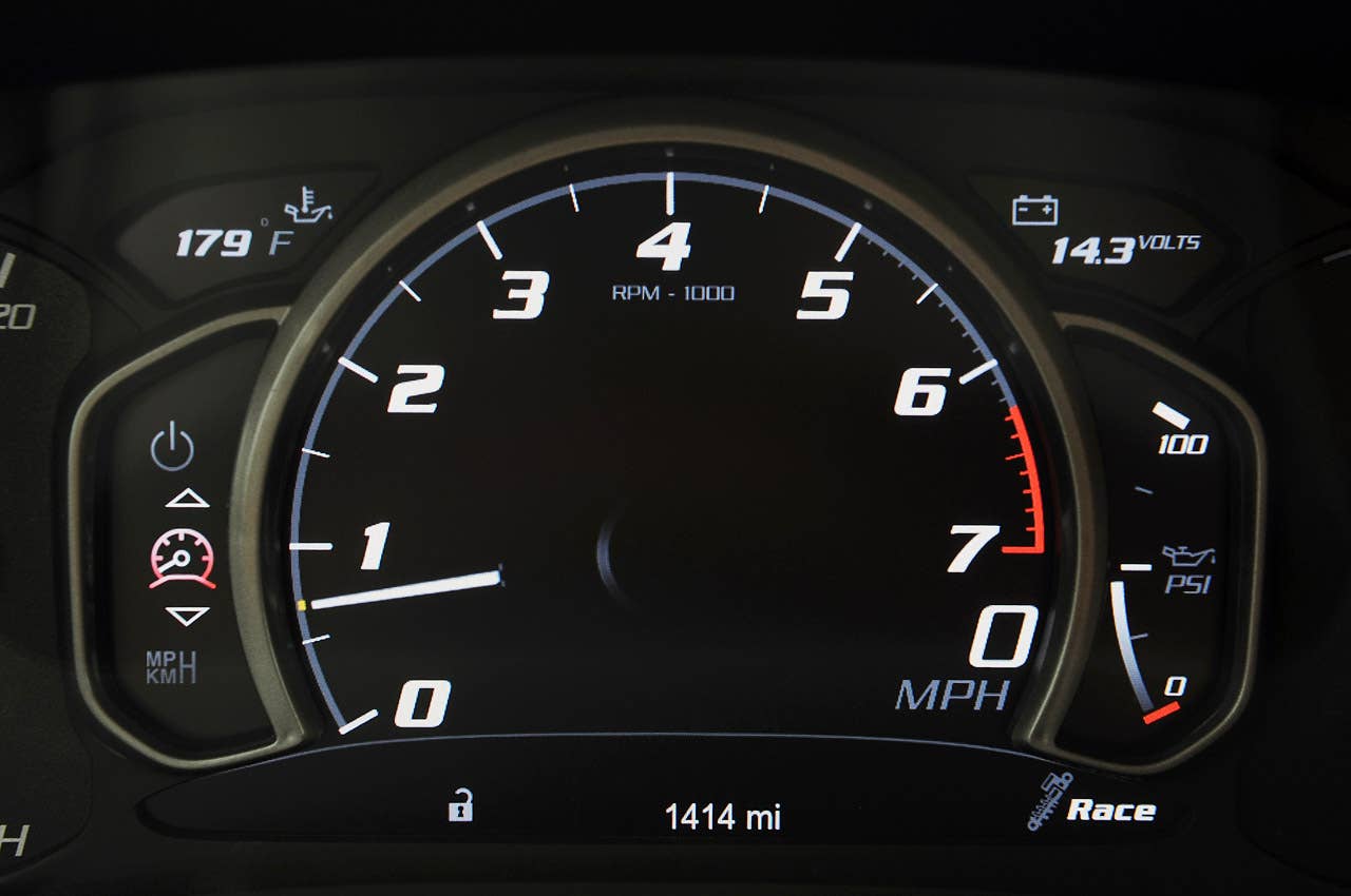 2013 SRT Viper tachometer