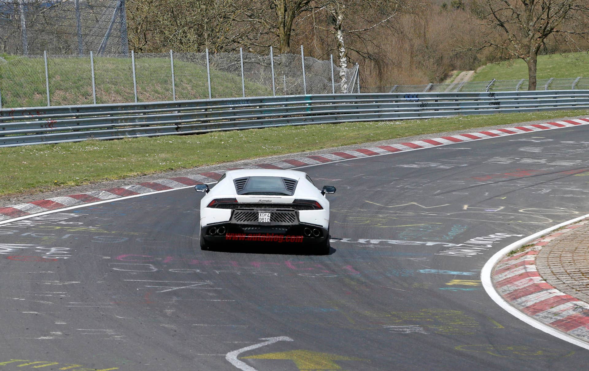 Lamborghini Huracan Superleggera Nurburgring rear