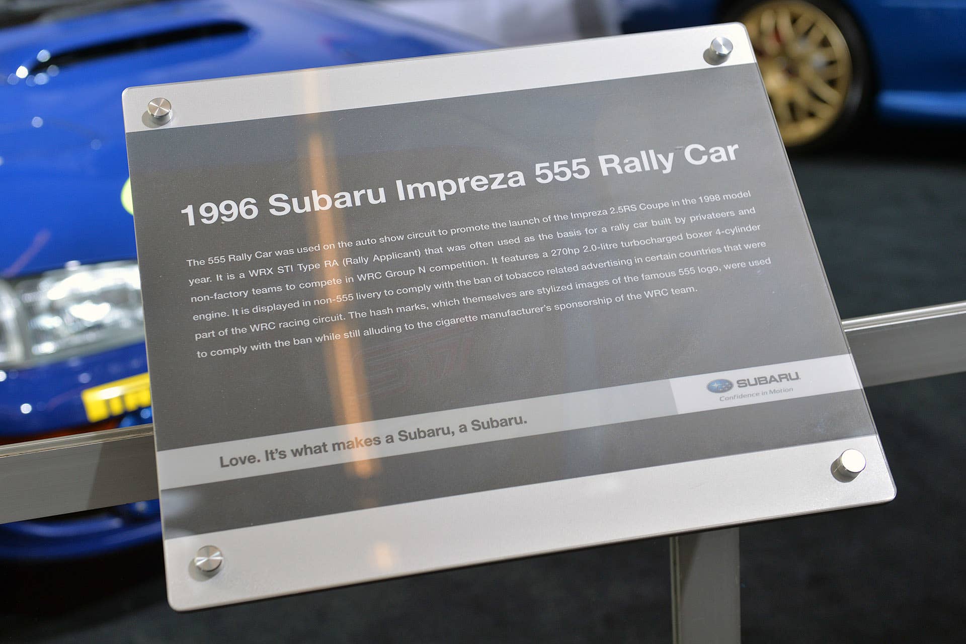 1996 Subaru Impreza 555 Rally Car