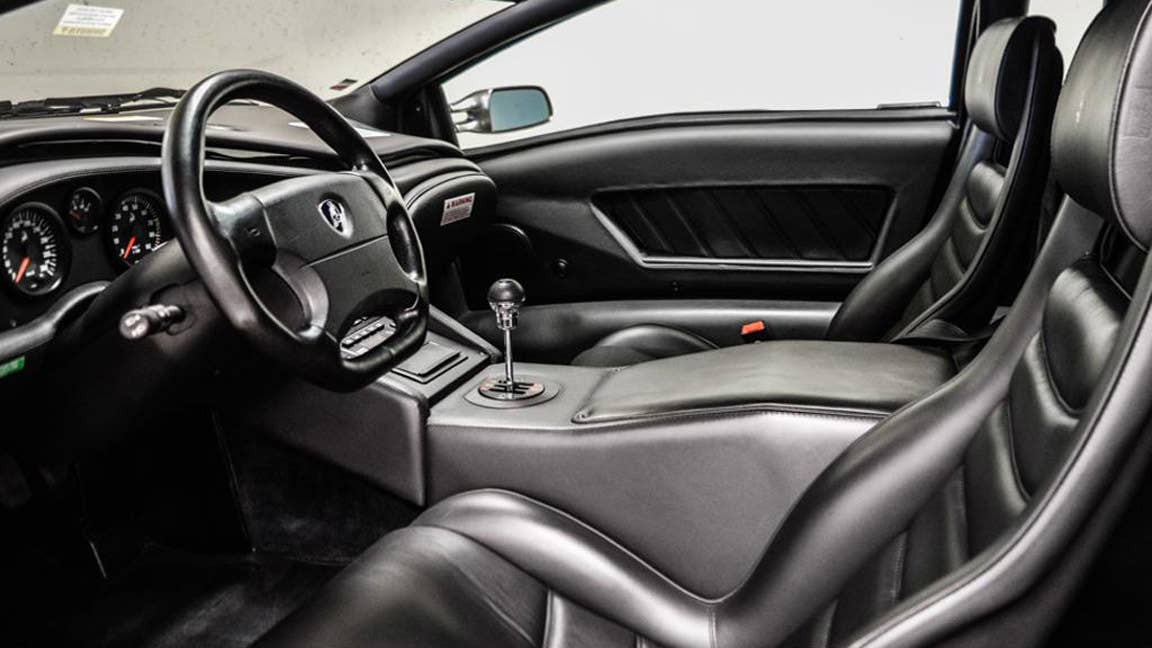1999 Lamborghini Diablo SV cockpit