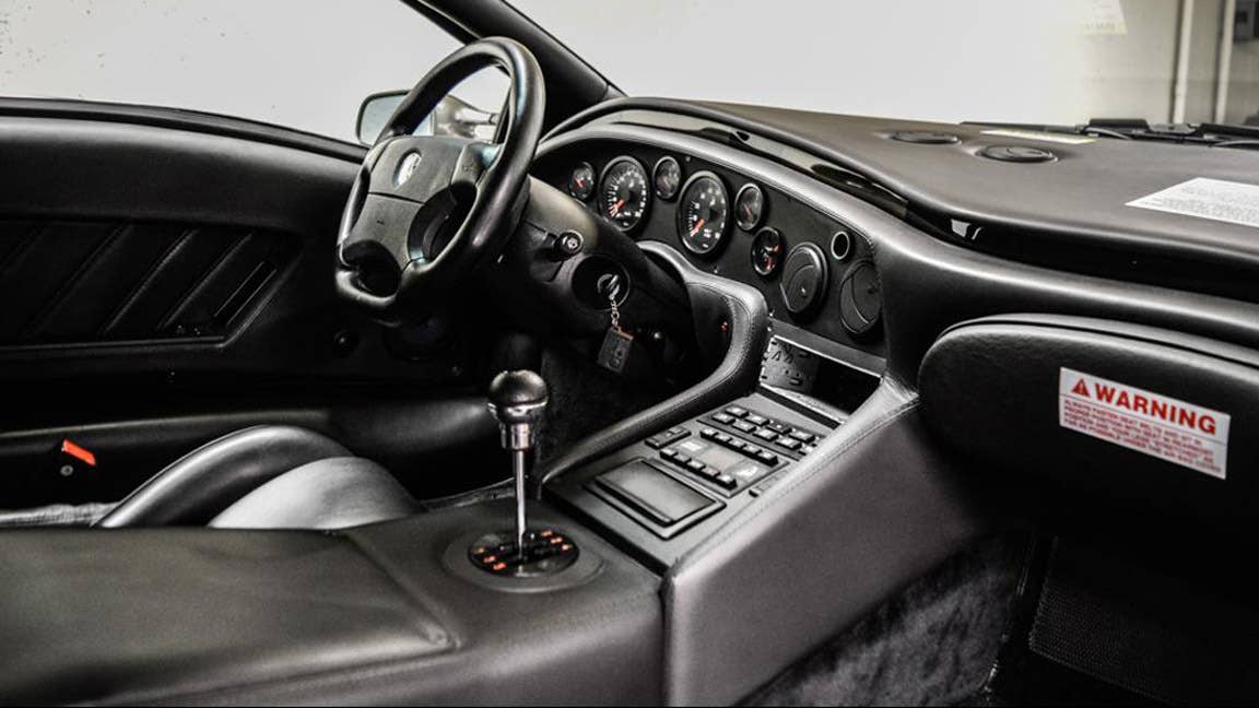 1999 Lamborghini Diablo SV interior