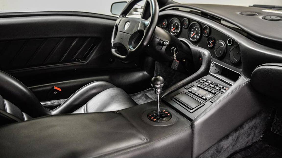 1999 Lamborghini Diablo SV cabin