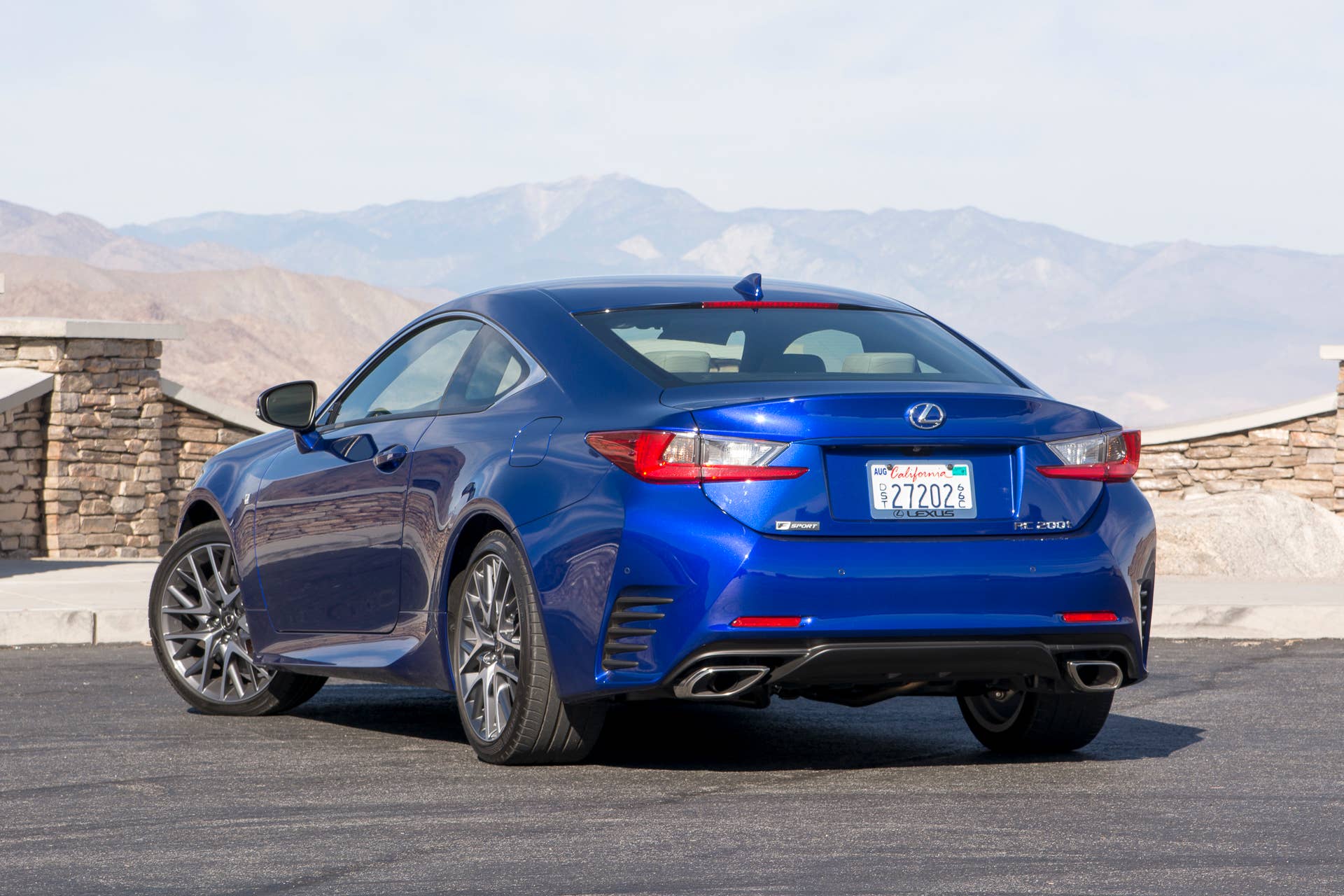 rc200t rear lexus coupe turbocharged