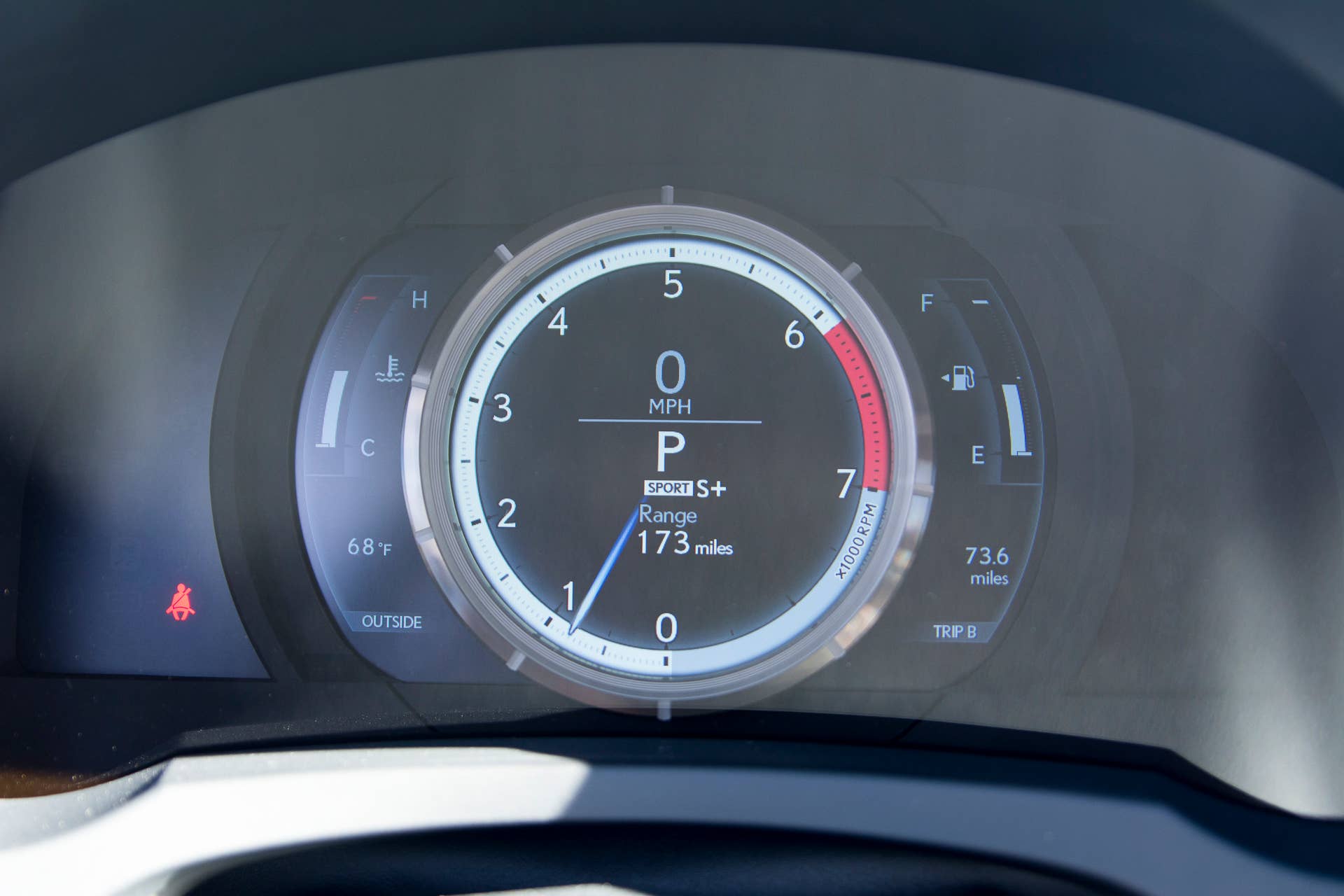 2016 lexus rc200t gauges cluster instrument