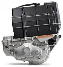 KTM Freeride E motor and battery