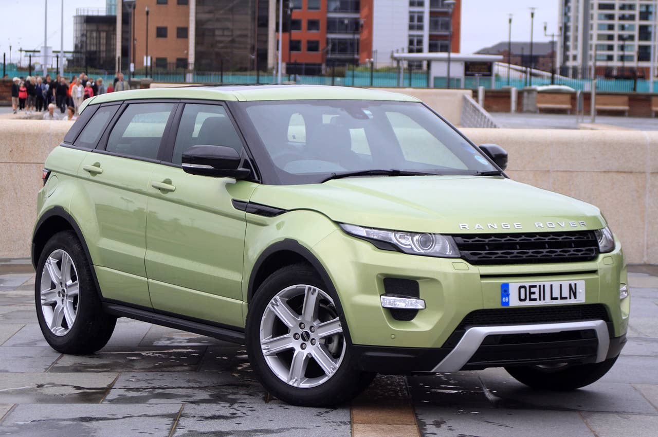 Land Rover Evoque 5 portes vert (IXO) 1/43e