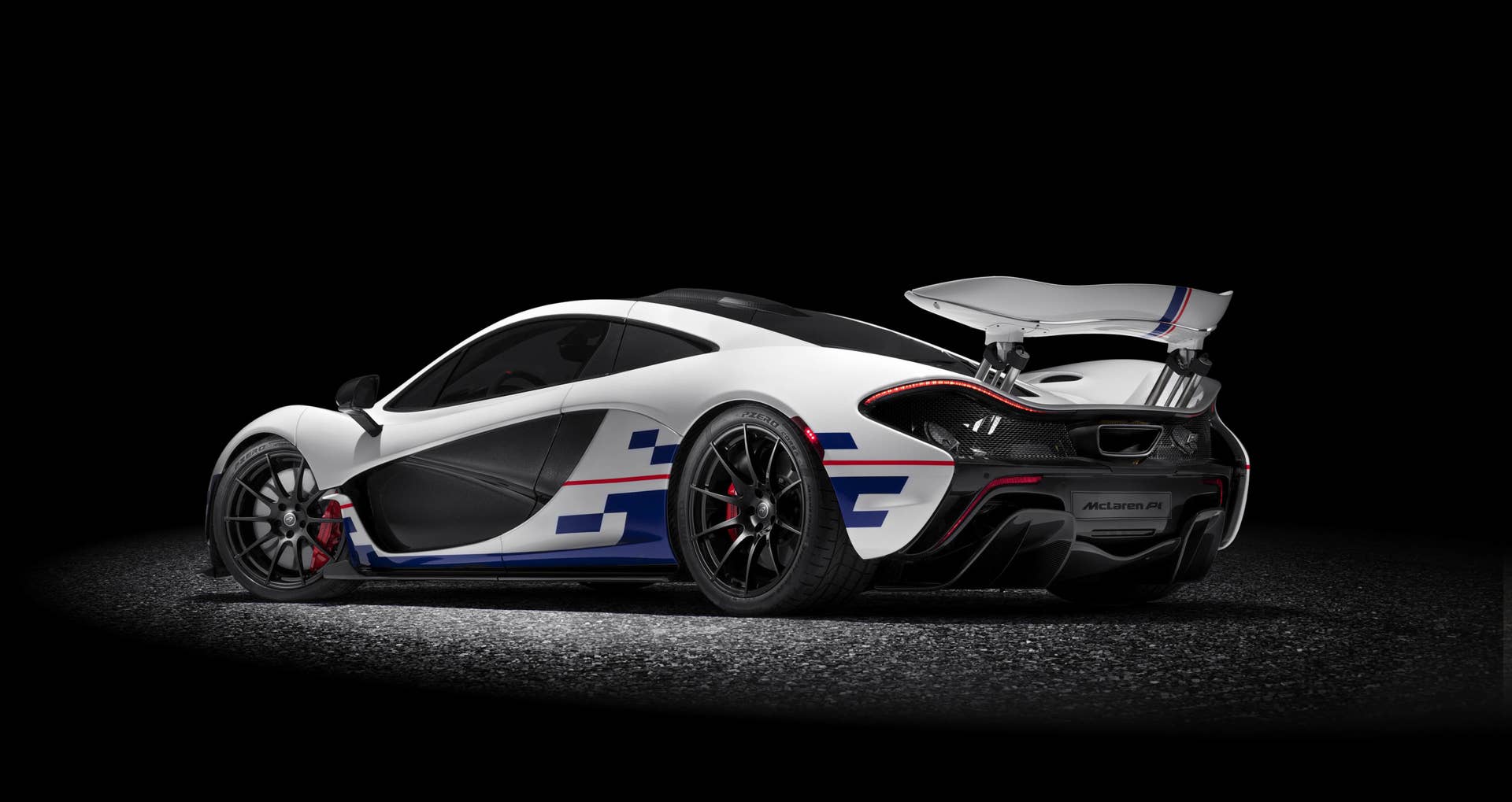 McLaren P1 Alain Prost rear 3/4
