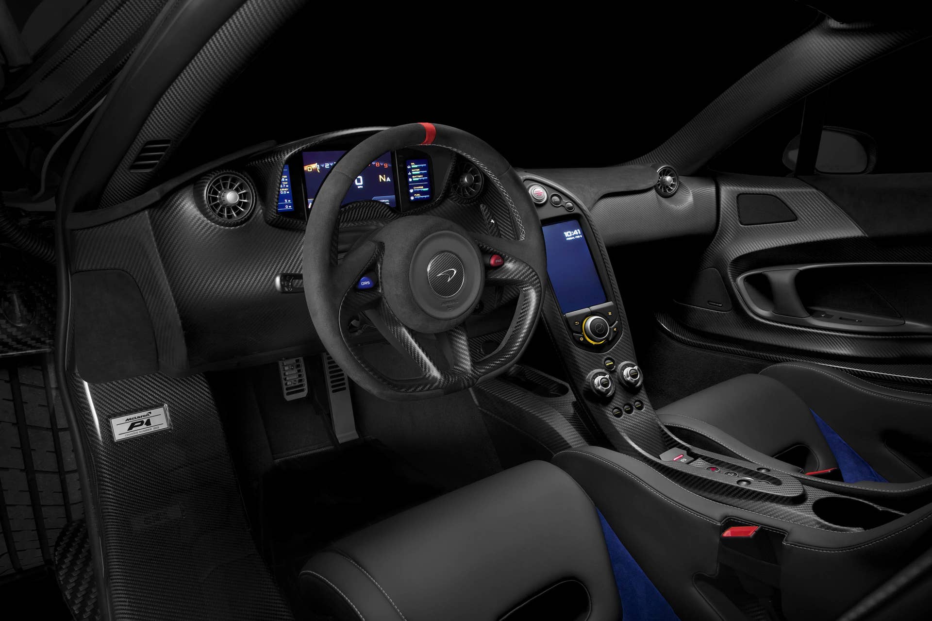 McLaren P1 Alain Prost interior