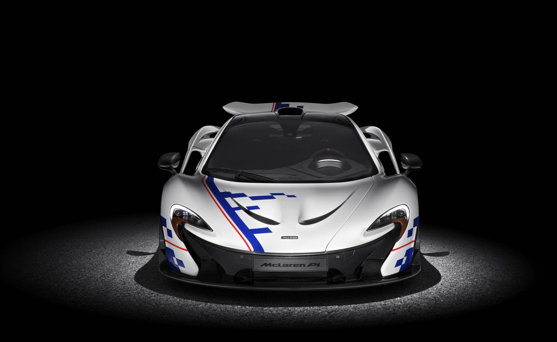 McLaren P1 Alain Prost front