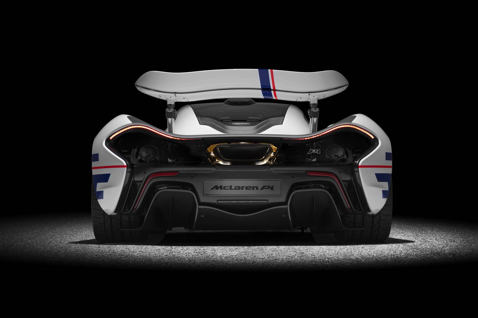 McLaren P1 Alain Prost rear