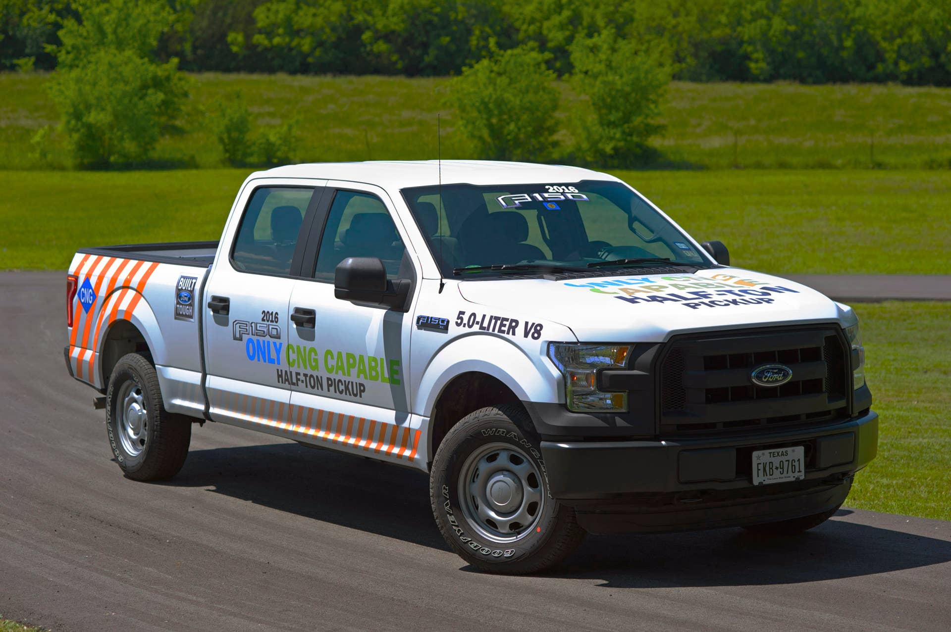 white 2016 ford f-150 cog and propane