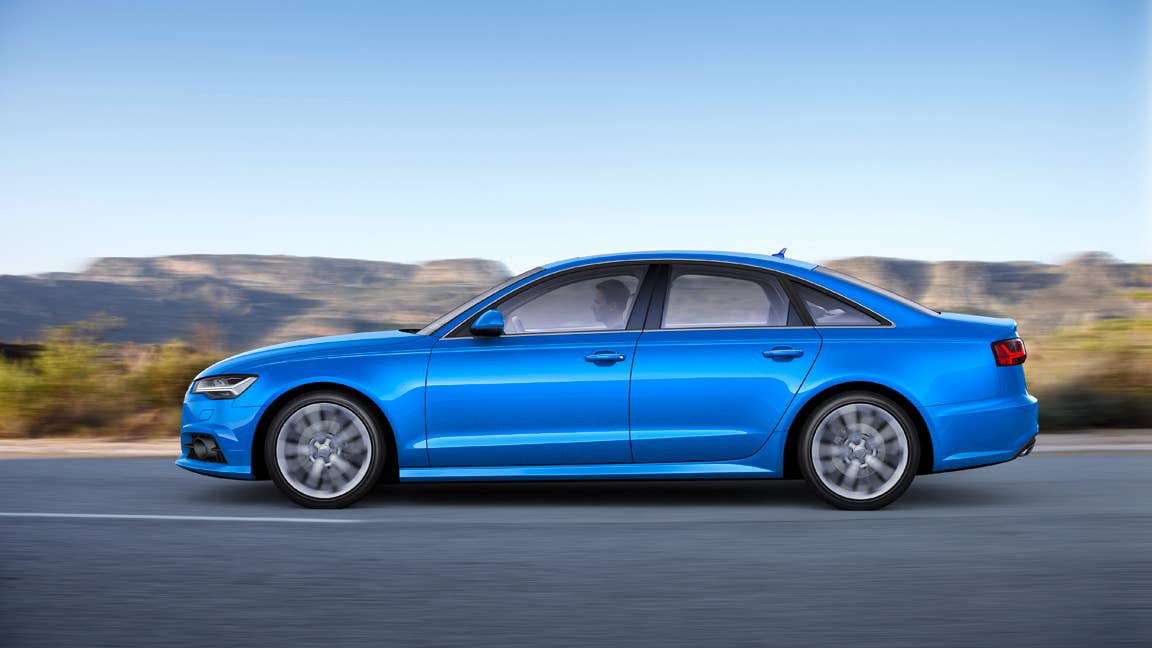 2017 Audi A6 profile moving