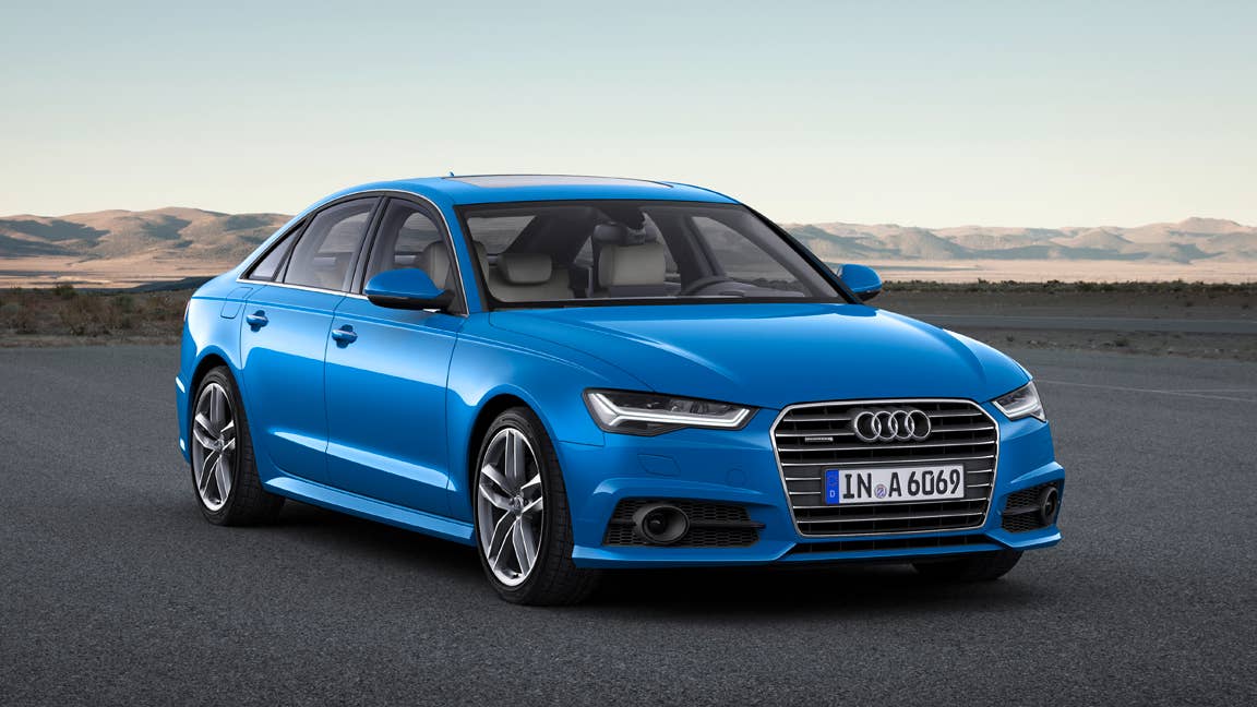 2017 Audi A6 static front 3/4