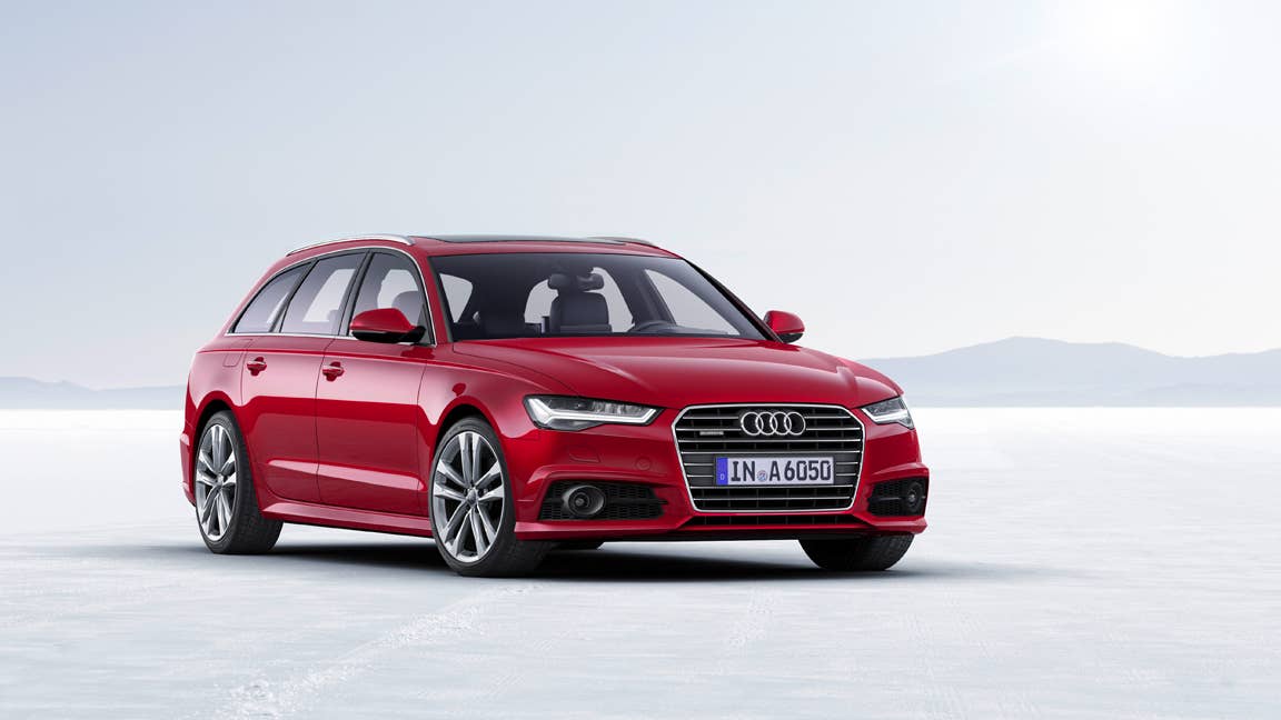 2017 Audi A6 Avant static front 3/4