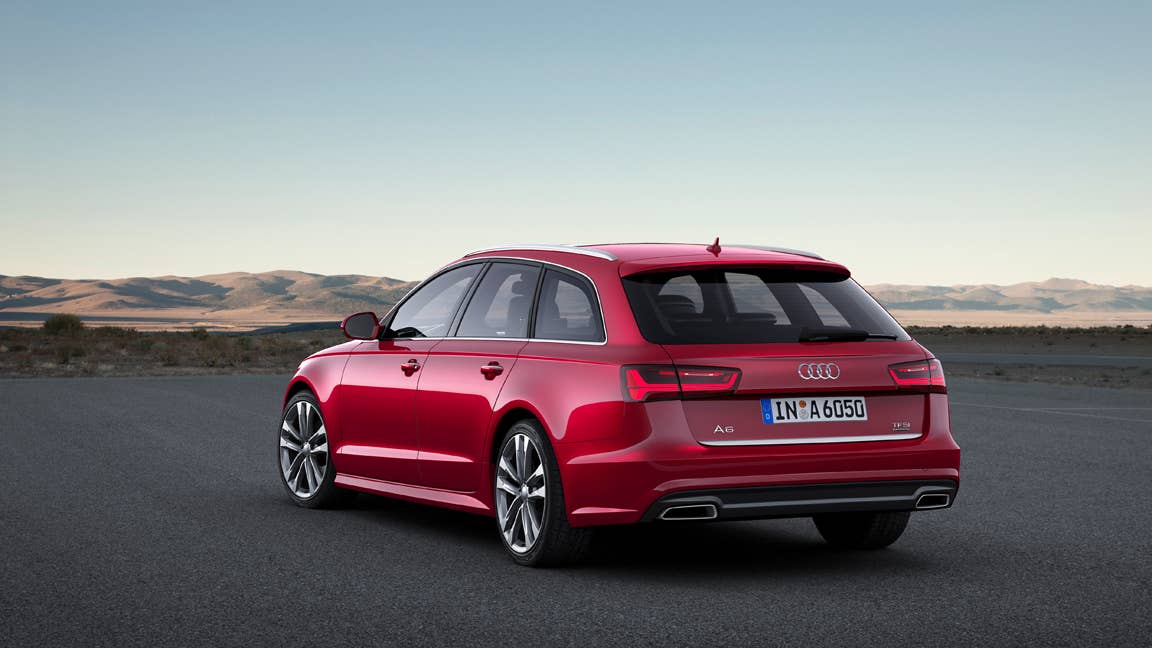 2017 Audi A6 Avant static location rear 3/4