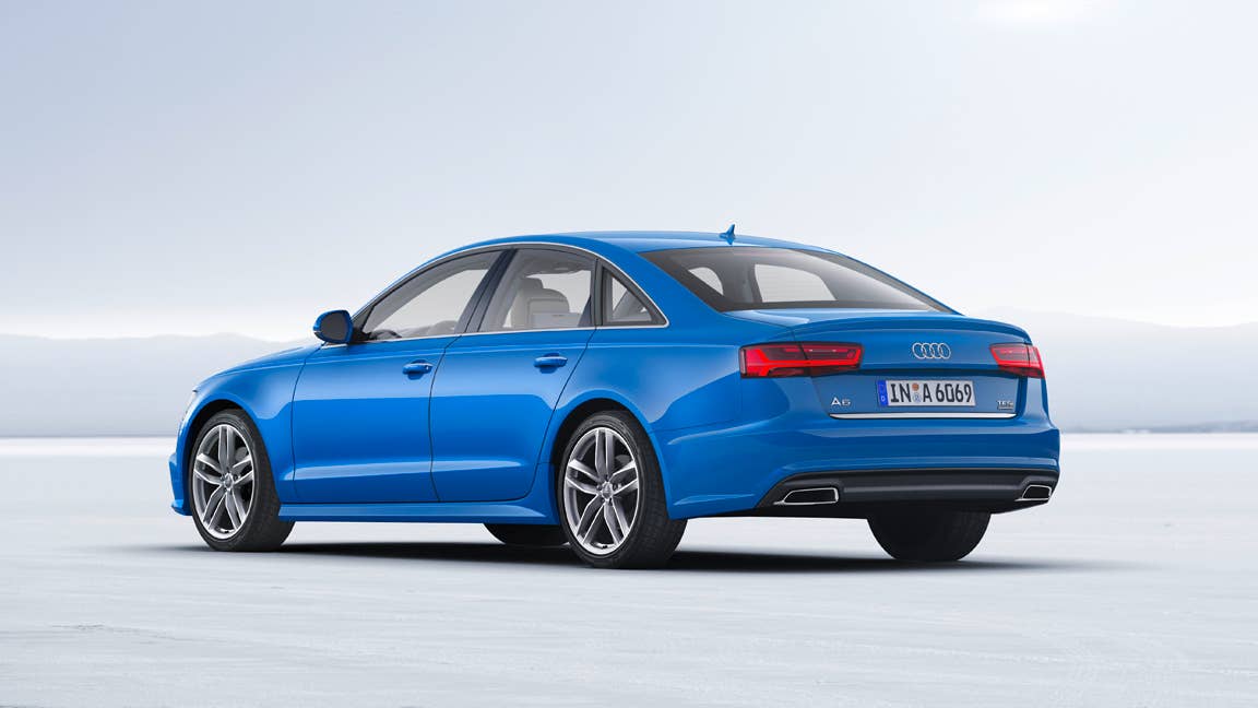 2017 Audi A6 static rear 3/4