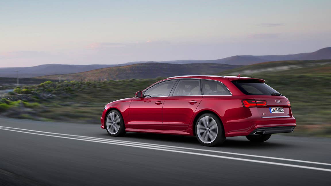 2017 Audi A6 Avant moving