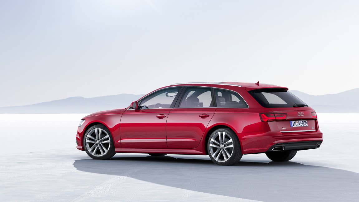 2017 Audi A6 Avant rear 3/4 shot