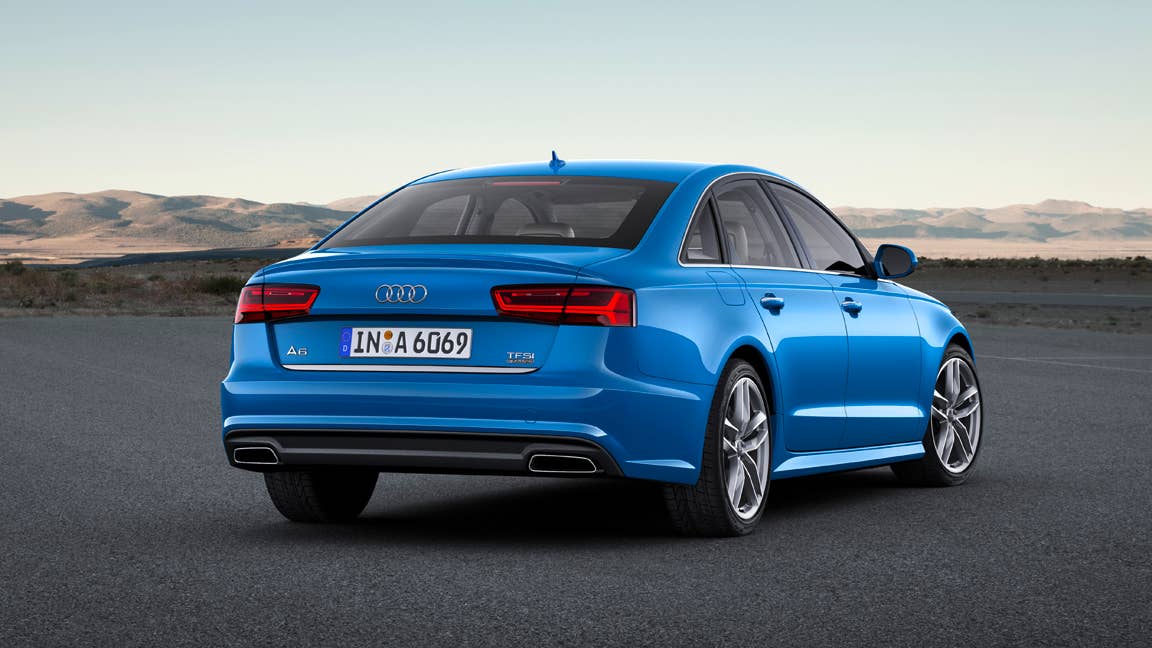 2017 Audi A6 static rear 3/4