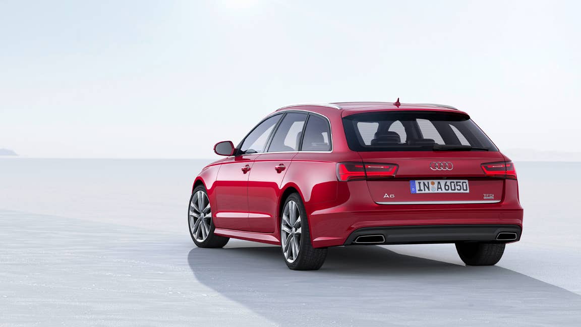 2017 Audi A6 Avant static location rear 3/4