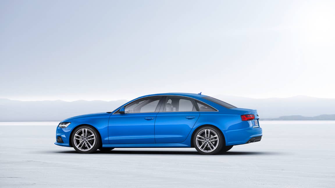 2017 Audi A6 static rear side 3/4