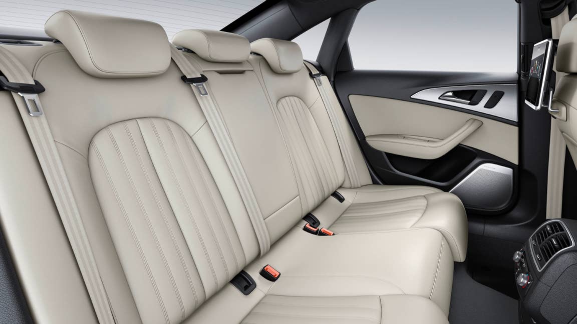 2017 Audi A6 rear interior