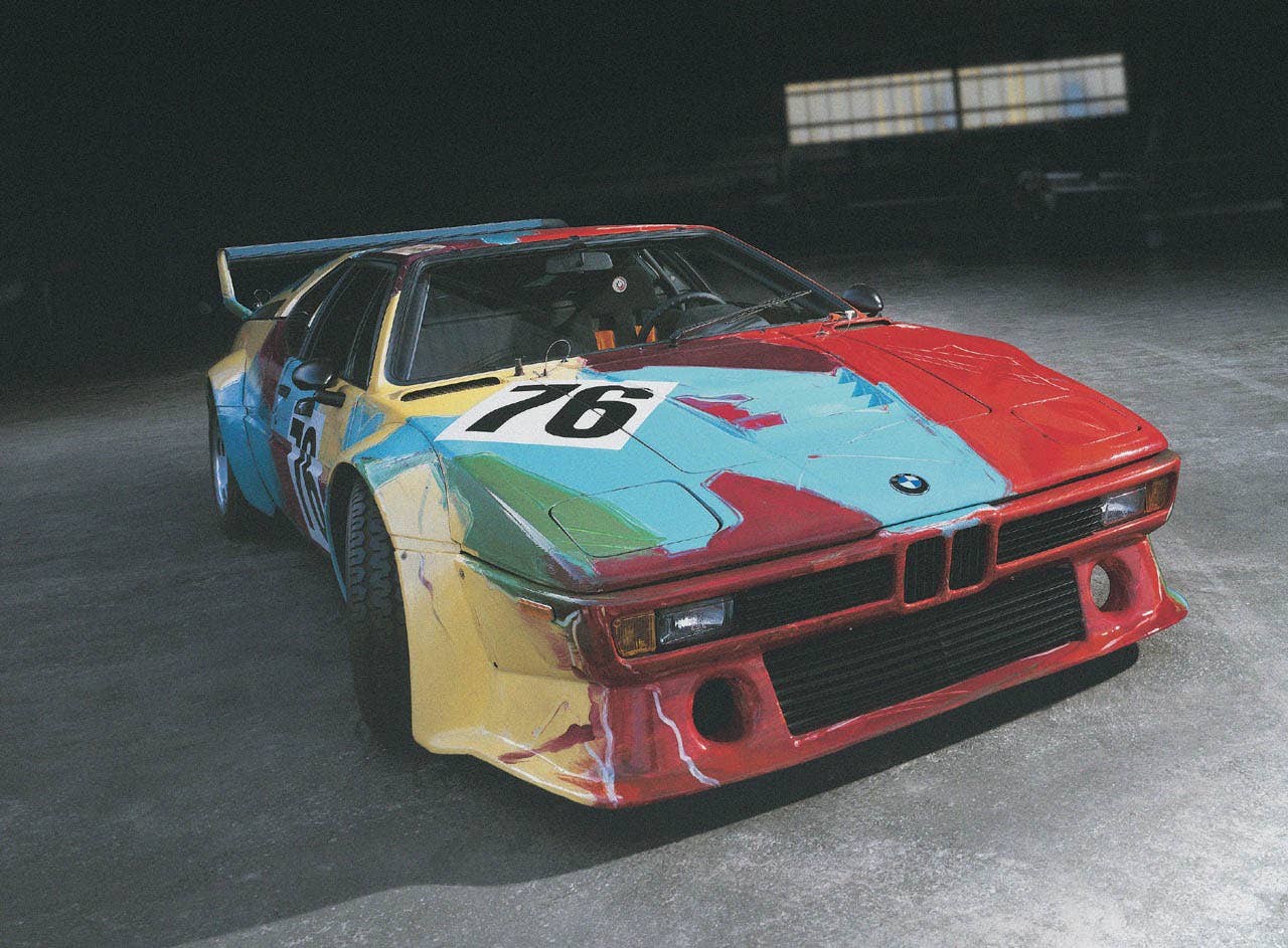 Andy Warhol, Art Car, 1979 - BMW M1 group 4 racing version