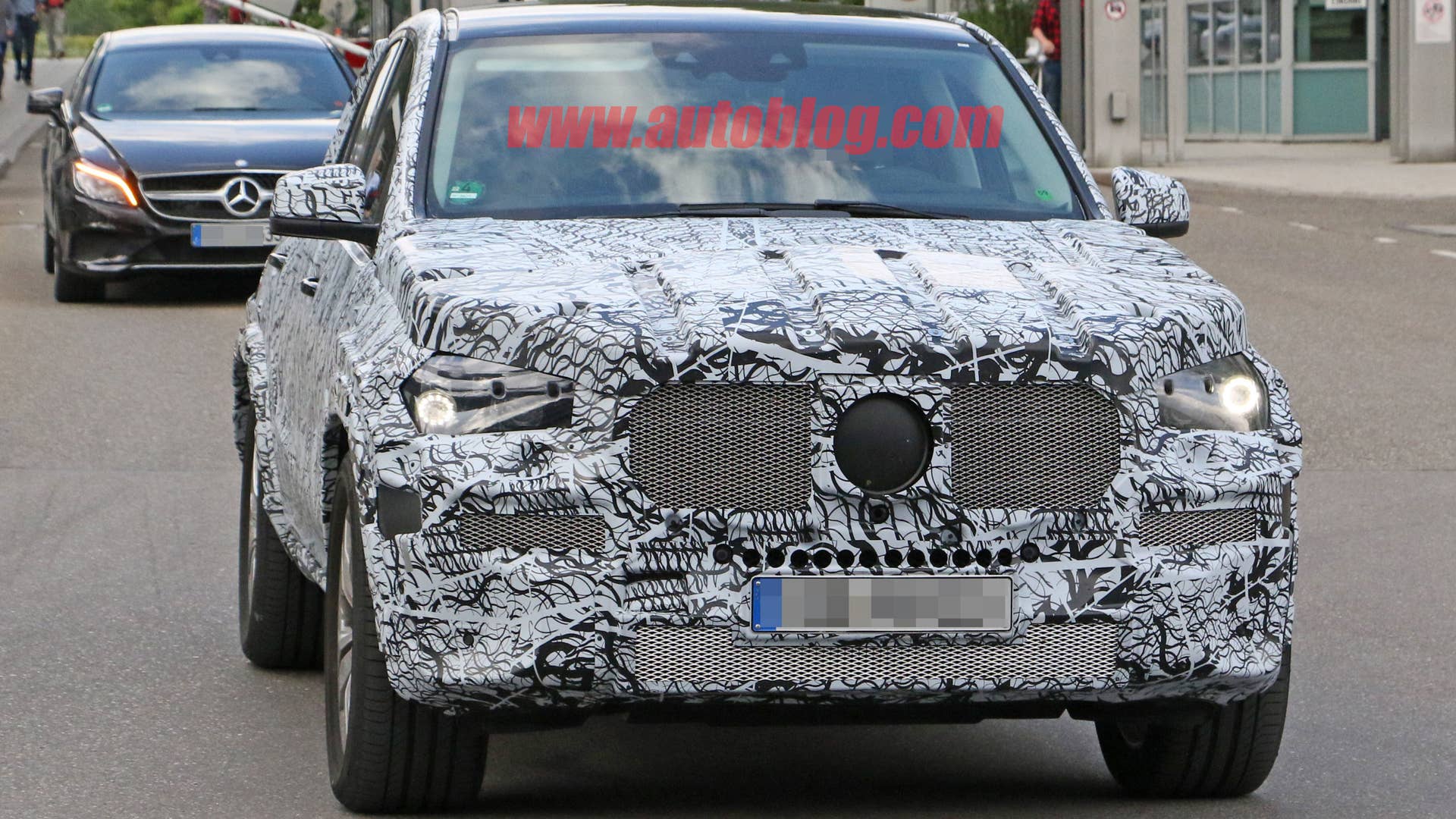 2018 mercedes benz gle spy photo grille
