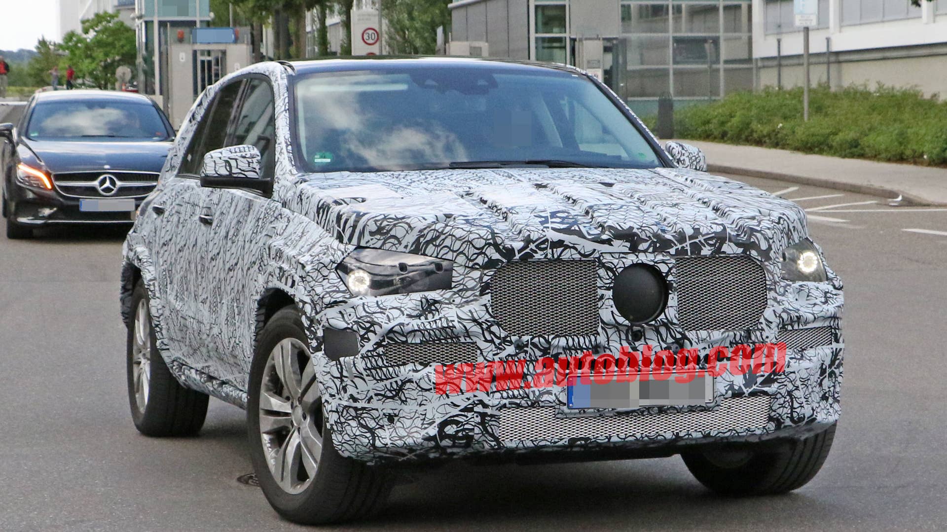 2018 mercedes benz gle spy photo radar
