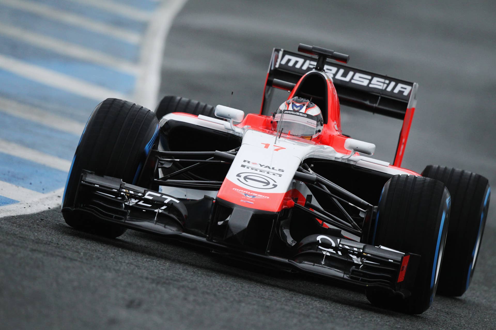 JEREZ DE LA FRONTERA, SPAIN - JANUARY 31:  Jules Bianchi of France and Marussia drives during day four of Formula One Winter Testing at the Circuito de Jerez on January 31, 2014 in Jerez de la Frontera, Spain.  (Photo by Ker Robertson/Getty Images)