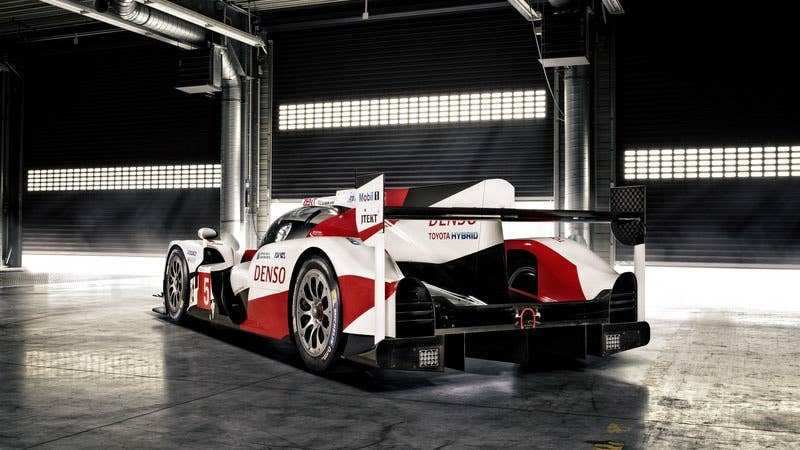 toyota ts050 hybrid back three quarters
