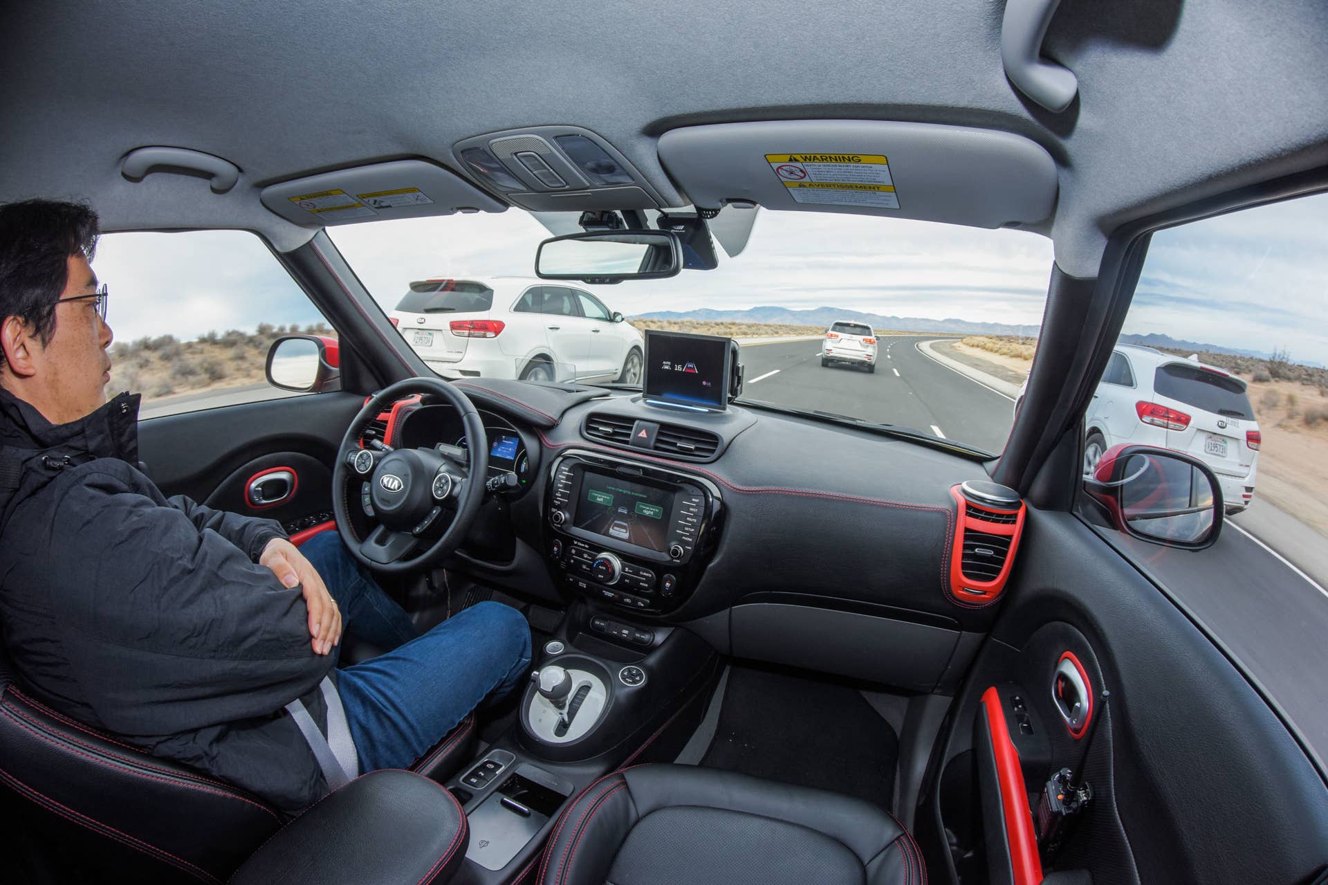 kia autonomous soul ev interior