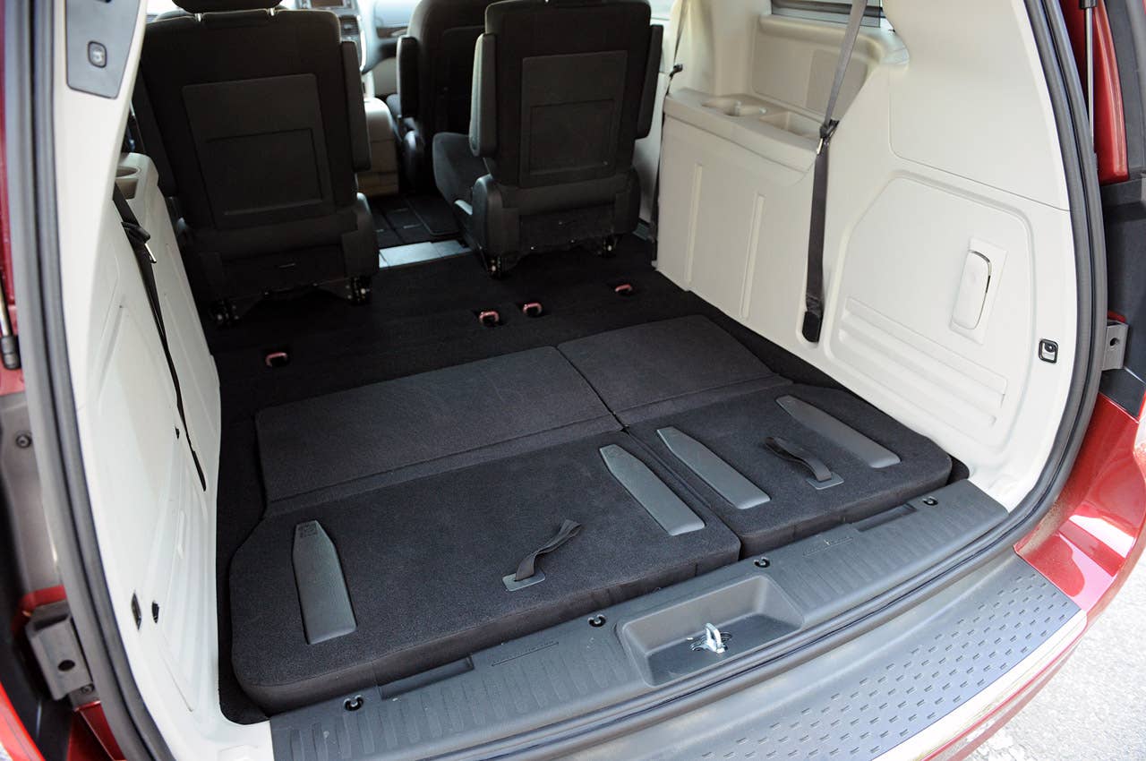 2011 Dodge Grand Caravan rear cargo area
