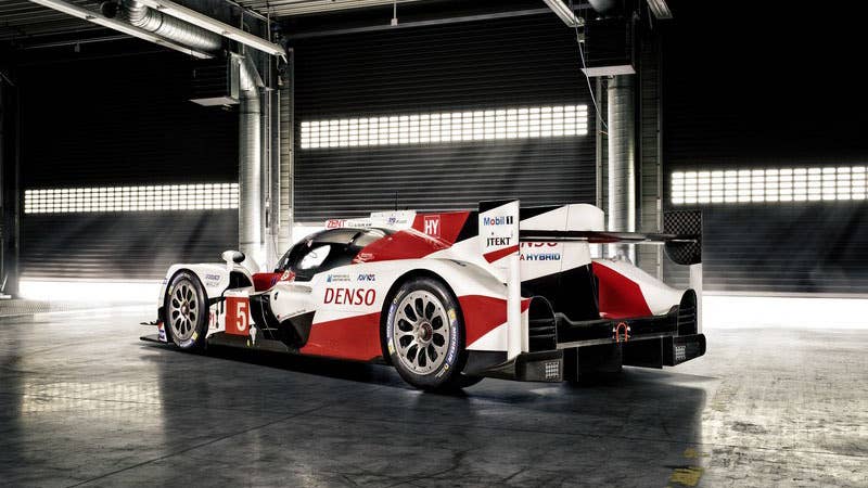toyota ts050 hybrid rear three quarters