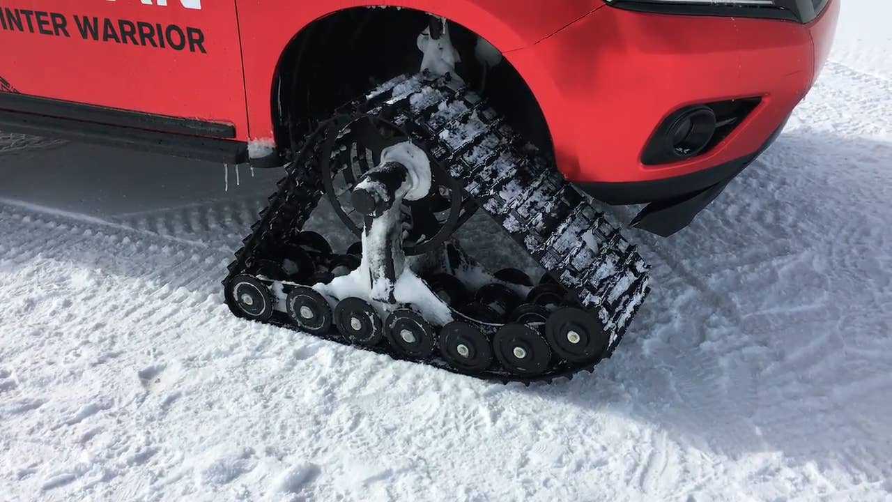 Nissan Murano Winter Warrior Concept Tread System | Autoblog Short Cuts