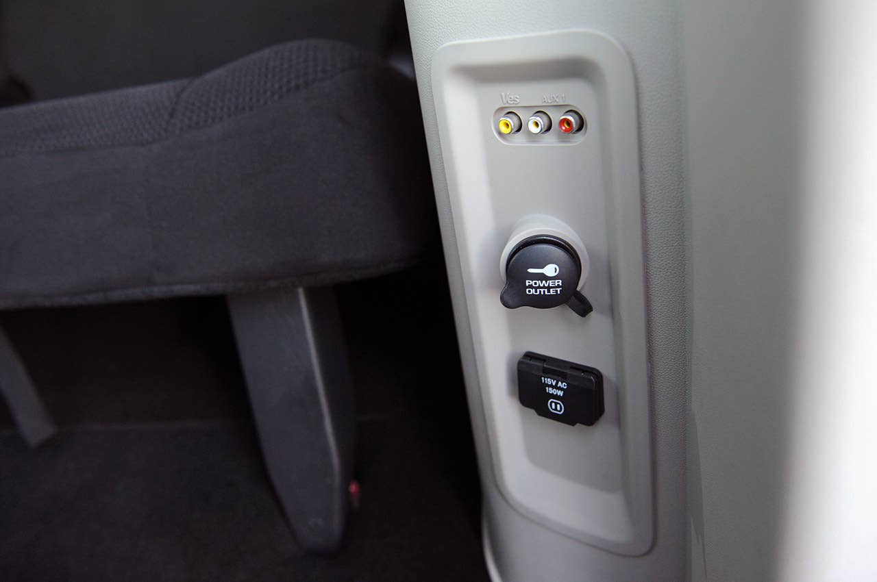 2011 Dodge Grand Caravan power outlets and auxiliary inputs