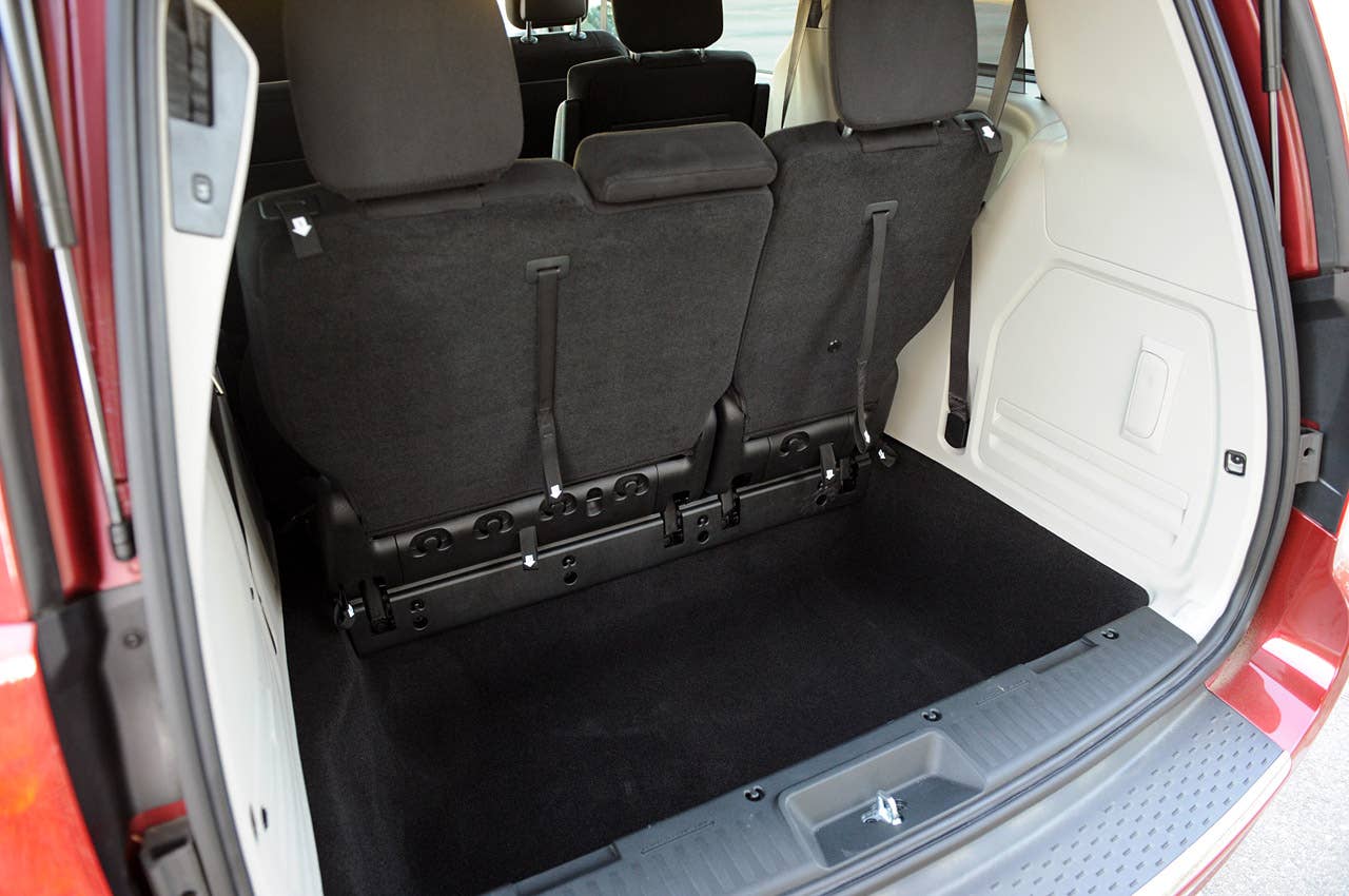 2011 Dodge Grand Caravan rear cargo area