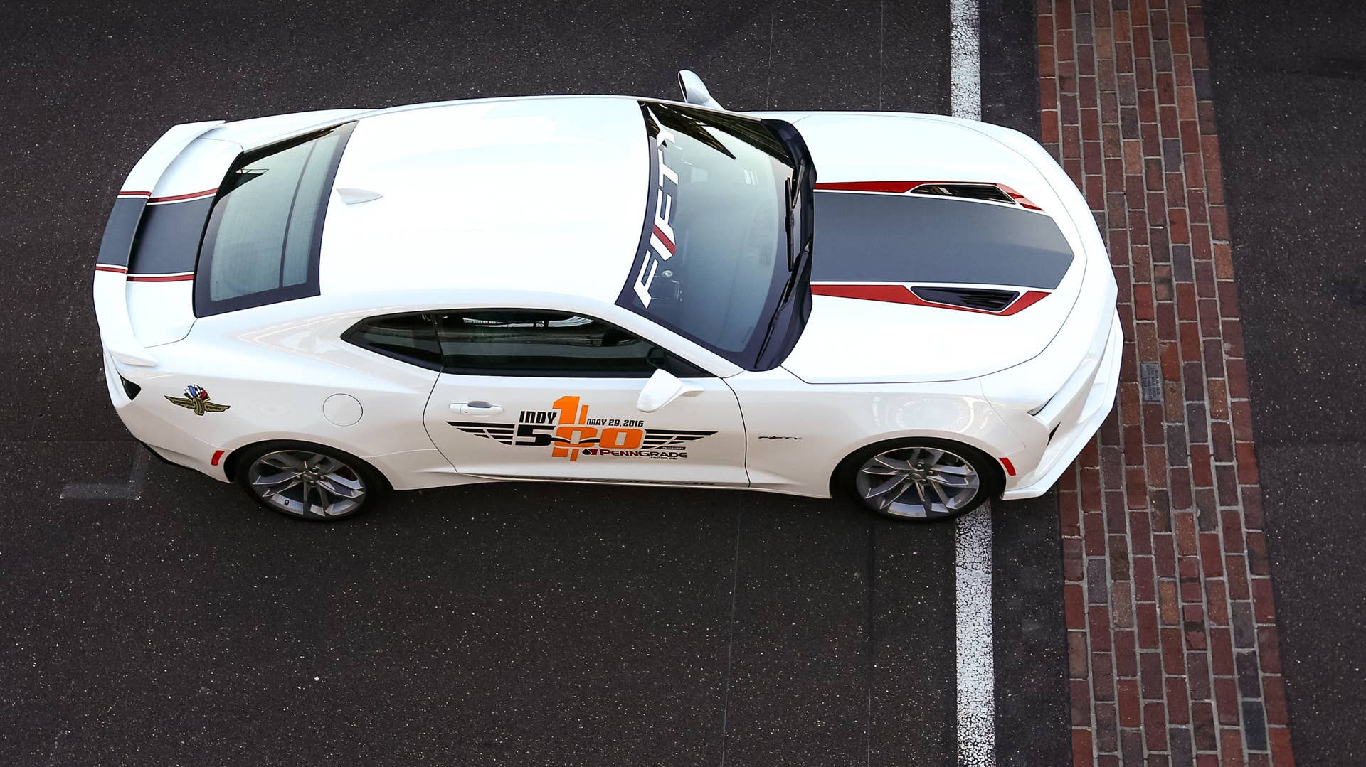 2017 chevy camaro ss 50th anniversary edition pace car above