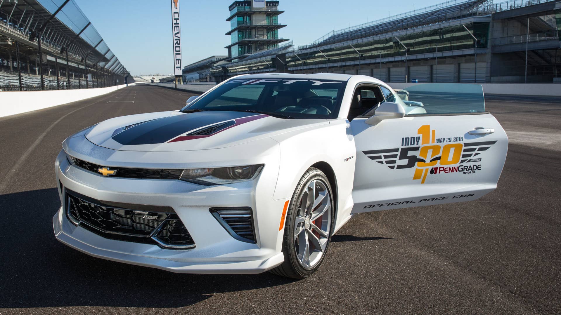 2017 chevy camaro ss 50th anniversary edition pace car three quarters