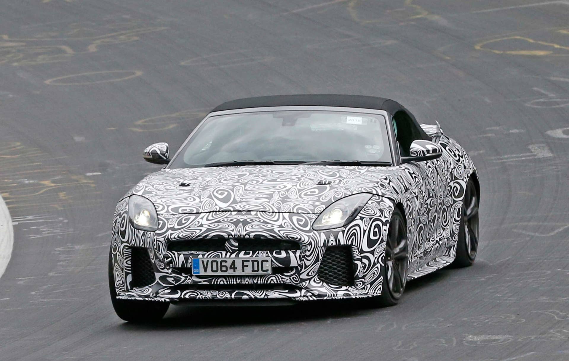 jaguar f-type svr convertible front