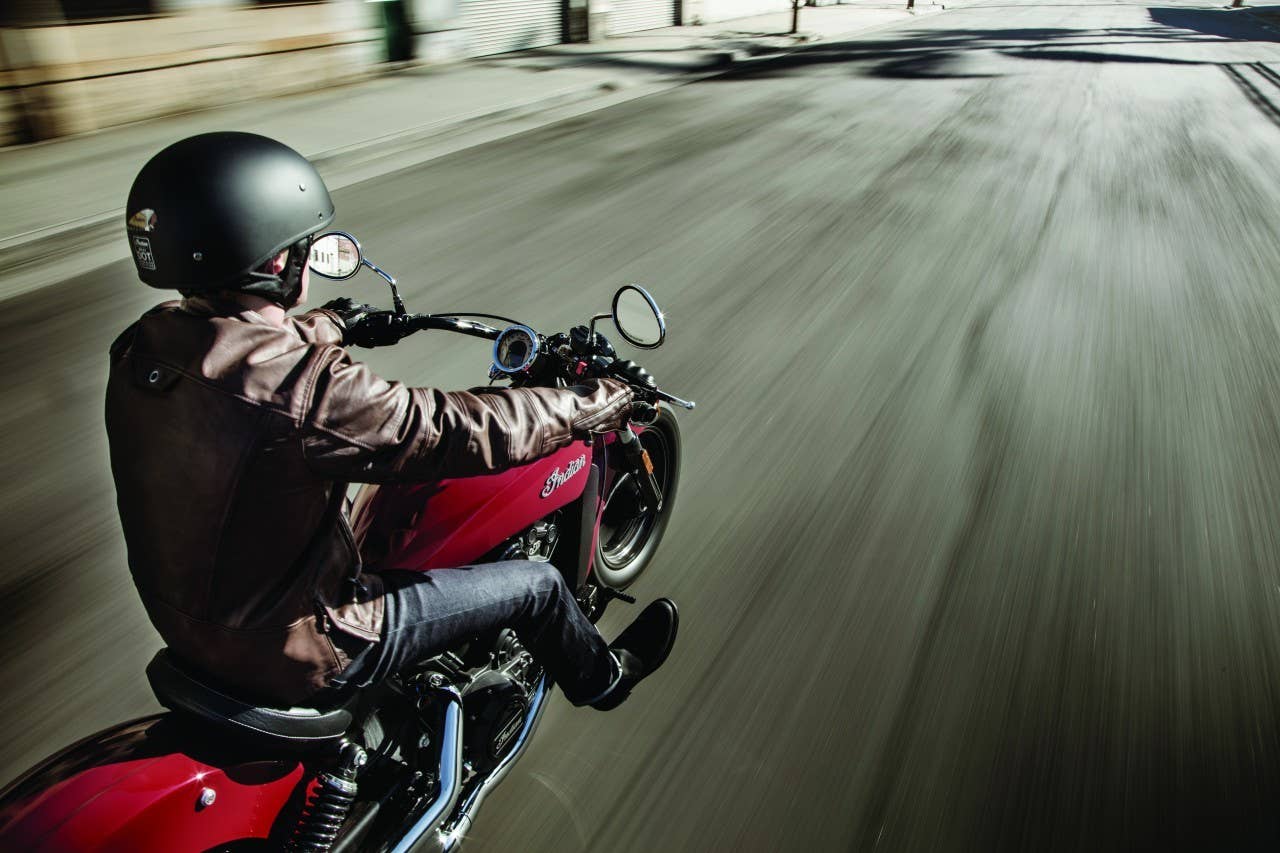 2016 indian scout sixty above road