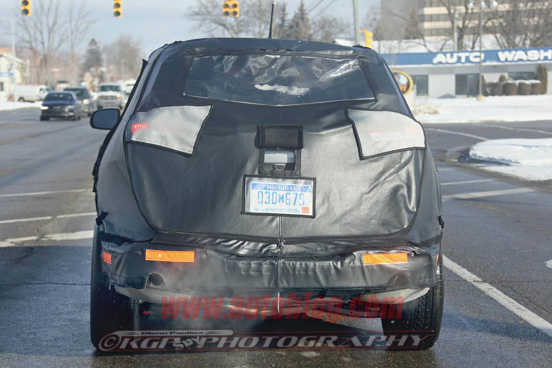 Jeep Cherokee stretched wheelbase prototype rear